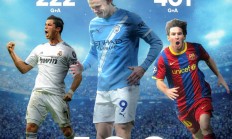 哈兰德生涯前400场总计制造400球，领先C罗而同梅西接近