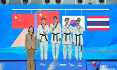 首秀告捷 中国跆拳道队奥运备战启新程